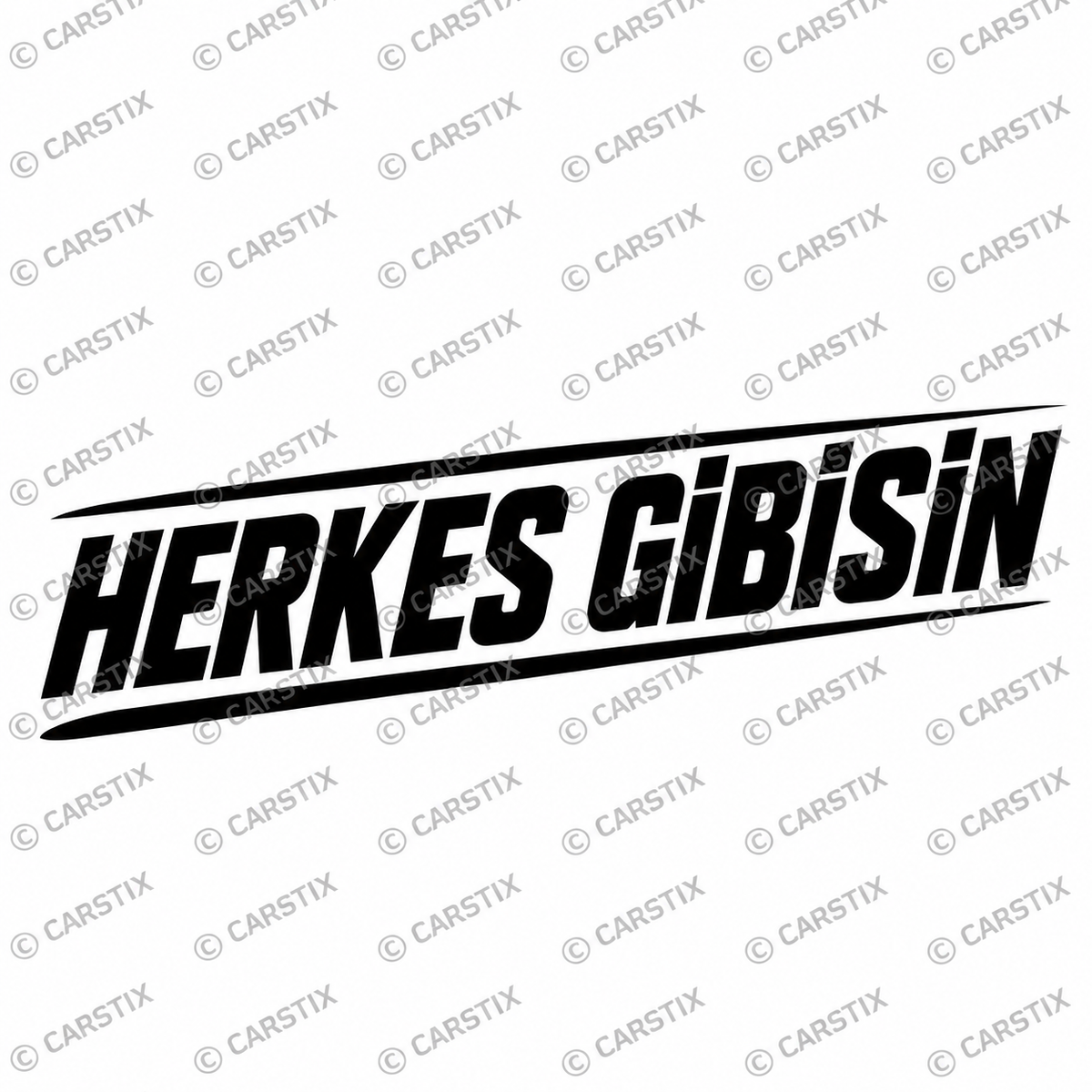 HERKES GIBISIN (2cm x 15cm)