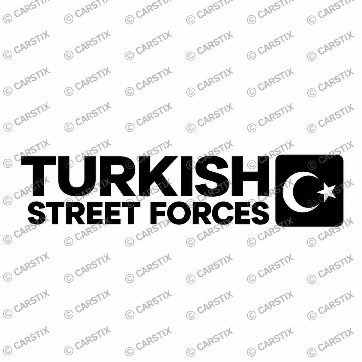 TURKISH STREET FORCES (3cm x 15cm)