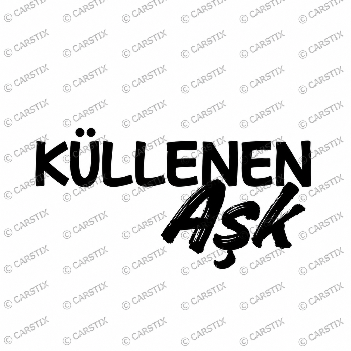 KÜLLENEN AŞK (7cm x 20cm)