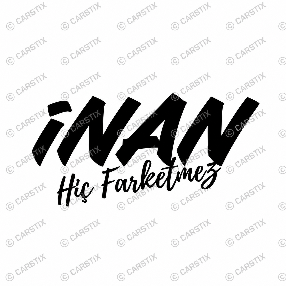 INAN HIC FARKETMEZ (7cm x 20cm)